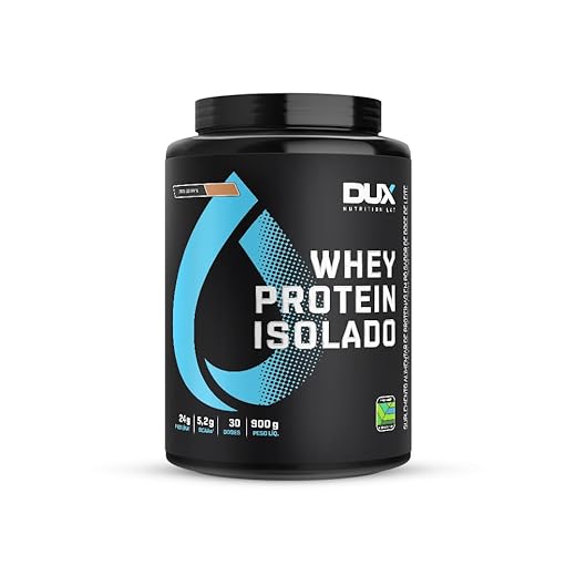 Whey Protein Isolado Doce de Leite Pote 900g – Recuperação Muscular – DUX HUMAN HEALTH