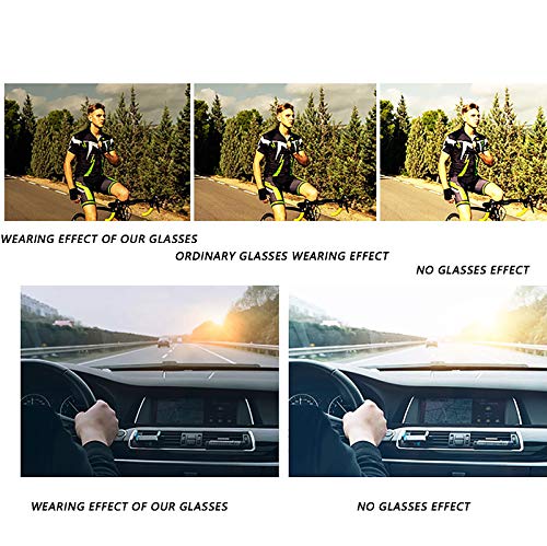 Table one Lunettes De Cyclisme, Lunettes De Soleil D'extérieur, Lunettes De Vélo Anti-Sable, Lunettes, équipement De Course à Pied-Unisexe(Color:E) - Image 4