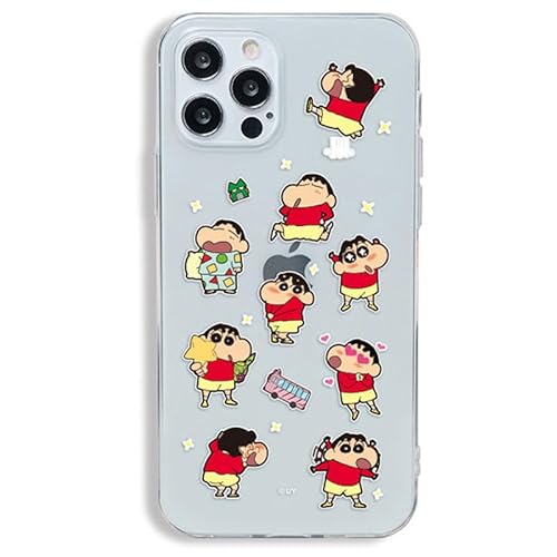 iPhone Air p N񂿂 NA P[X y{甭z CrayonShinchan Sticker S1 Clear Case ACtH AIR Ή TPU [[ LN^[ Jo[ 񂿂 pW}