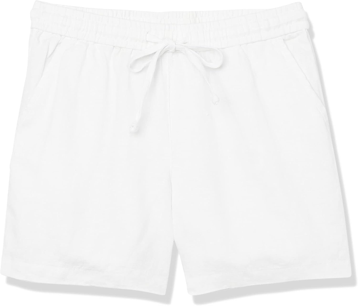 28 Palms Women's 6" Inseam Linen Short with Drawstring