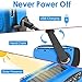 Emergency Hand Crank Radio with LED Flashlight for Emergency, AM/FM Portable Weather Radio with 2000mAh Power Bank Phone Charger, USB Charged & Solar Power for Camping, Emergency(Blue)