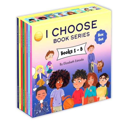 Image of I Choose Box Set includes Books 1-8: I Choose to Calm My Anger, I Choose Kindness, I Choose to Try Again, I Choose to Calm My Anxiety, I Choose Happy, I ... Reuse, and Recycle, I Choose to Speak Up