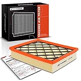 A-Premium Engine Air Filter Compatible with Ford Edge, Fusion, GT & Lincoln Continental, MKX, MKZ, Nautilus, 2013-2023, Flexible Panel