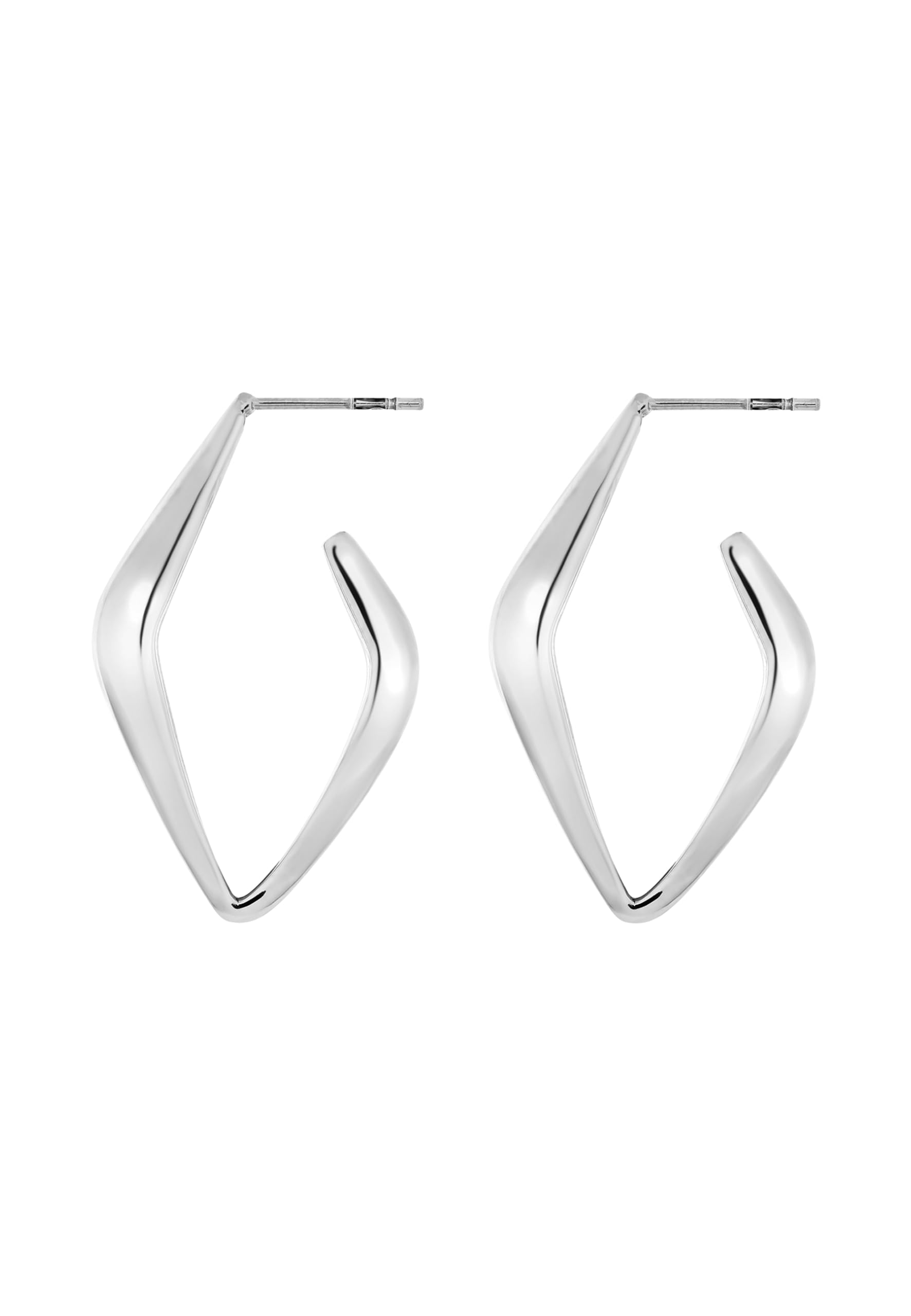 BREIL, Orecchini Donna in Acciaio | Collezione ELONGÉ, Orecchini, Dimensione 3 cm, Gioiello idee regalo donna