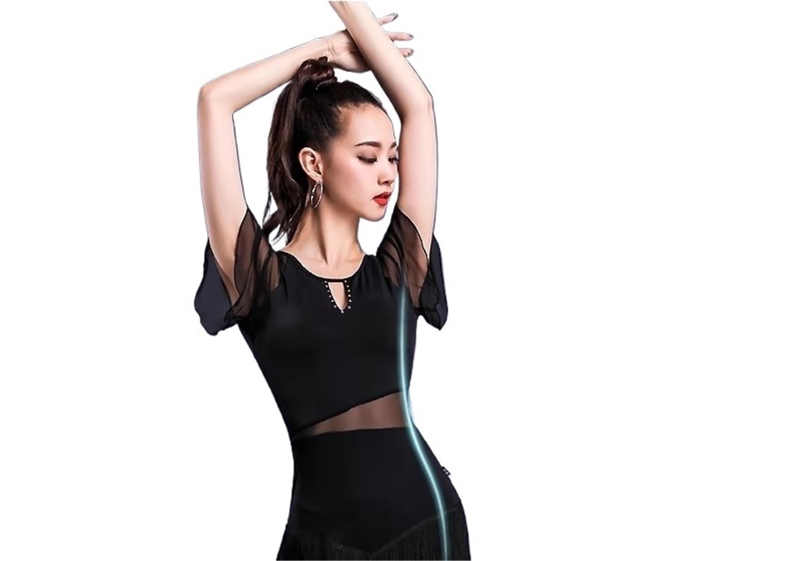 Latin Tanzkleid Latin Dance Trainingskleider Frauen Professionelle Performance Kleider Mit Quasten Für Tanz