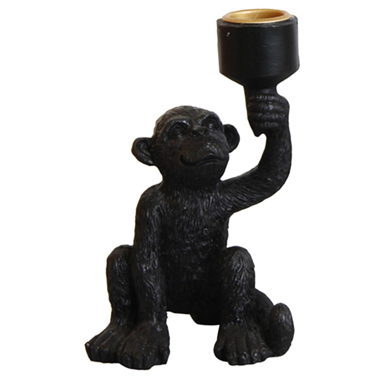 インテリア 置物  キャンドル サル Amazon｜Frcolor 樹脂製モンキーキャンドルホルダー home decor