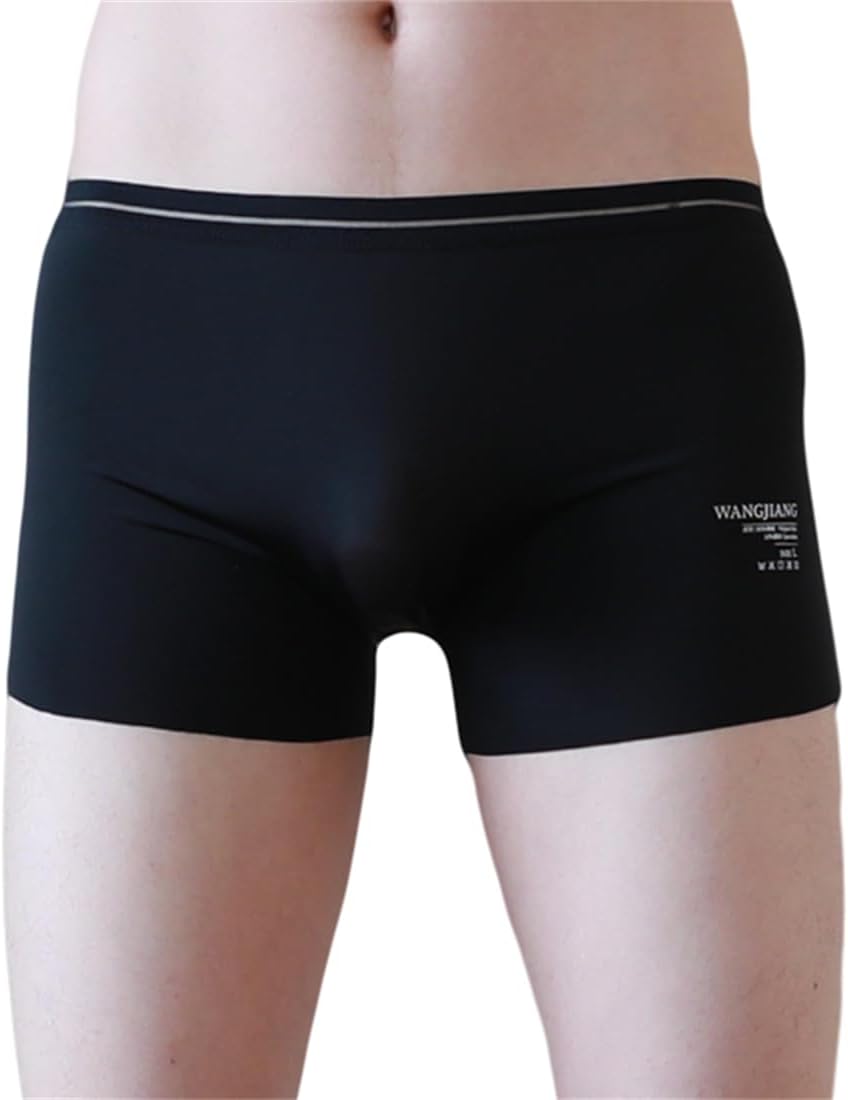 Men's Ultra-thin Traceless Underwear Ice Silk Translucent Boxer Briefs