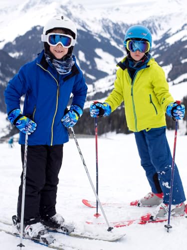 Image of Geyoga Kids Waterproof Winter Snow Ski Gloves