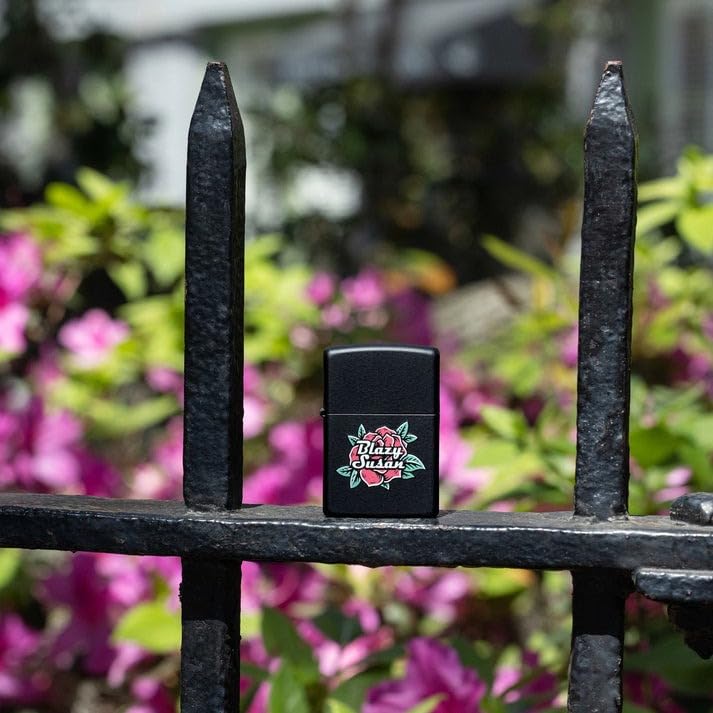 Encendedor Zippo personalizado con grabado negro mate miniatura 5