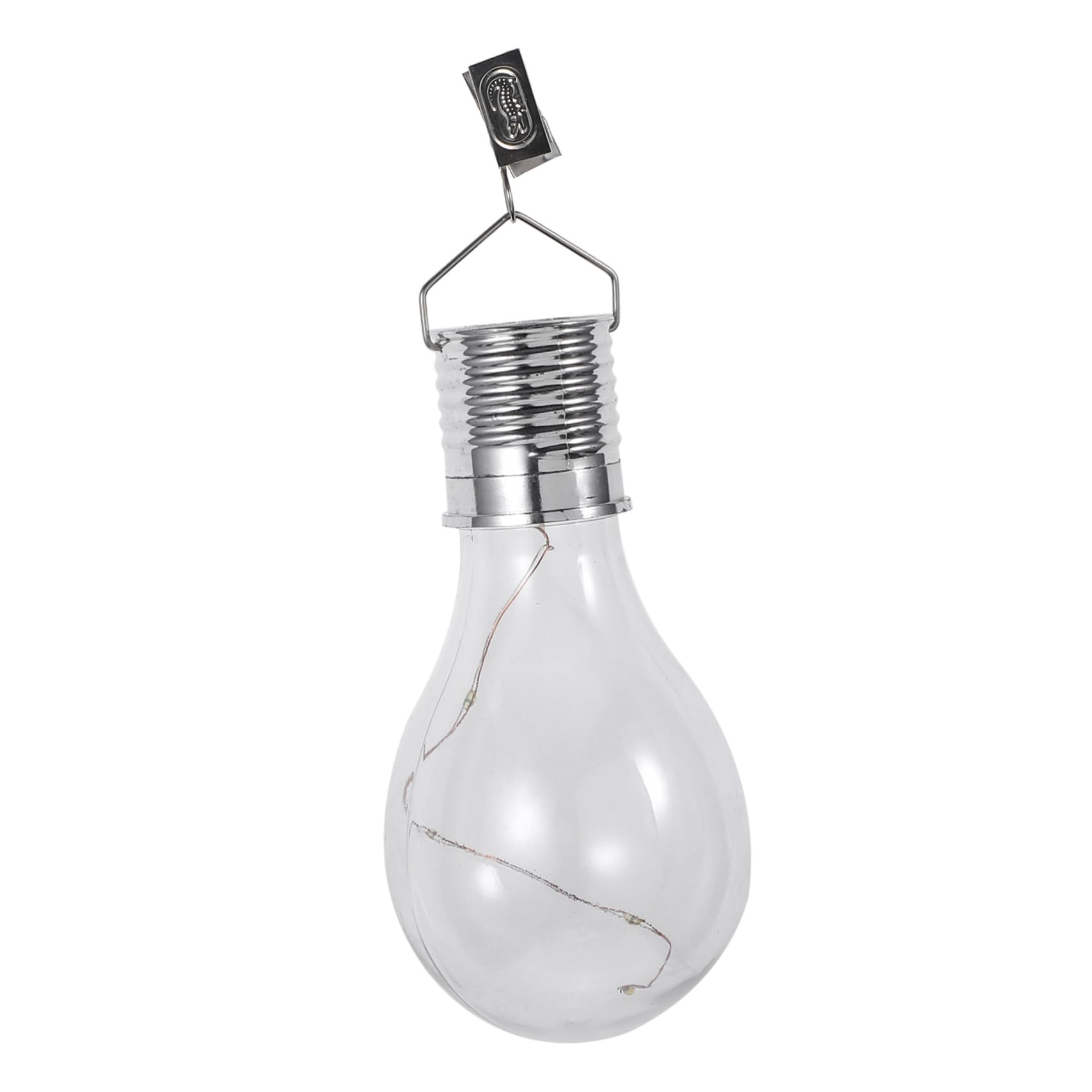 DOITOOL Solar Light Bulbs Outdoor Waterproof 4 Led Hanging Bulbs Rotatable for Garden Patio Courtyard Camping