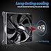 SCCCF Dual 120mm USB Cooling Fan with Speed Control - Quiet 5V Portable Fan for Electronics, TV, Router, DVR, PS5/Xbox/PC Cabinet, Computer & Gaming Console Cooling