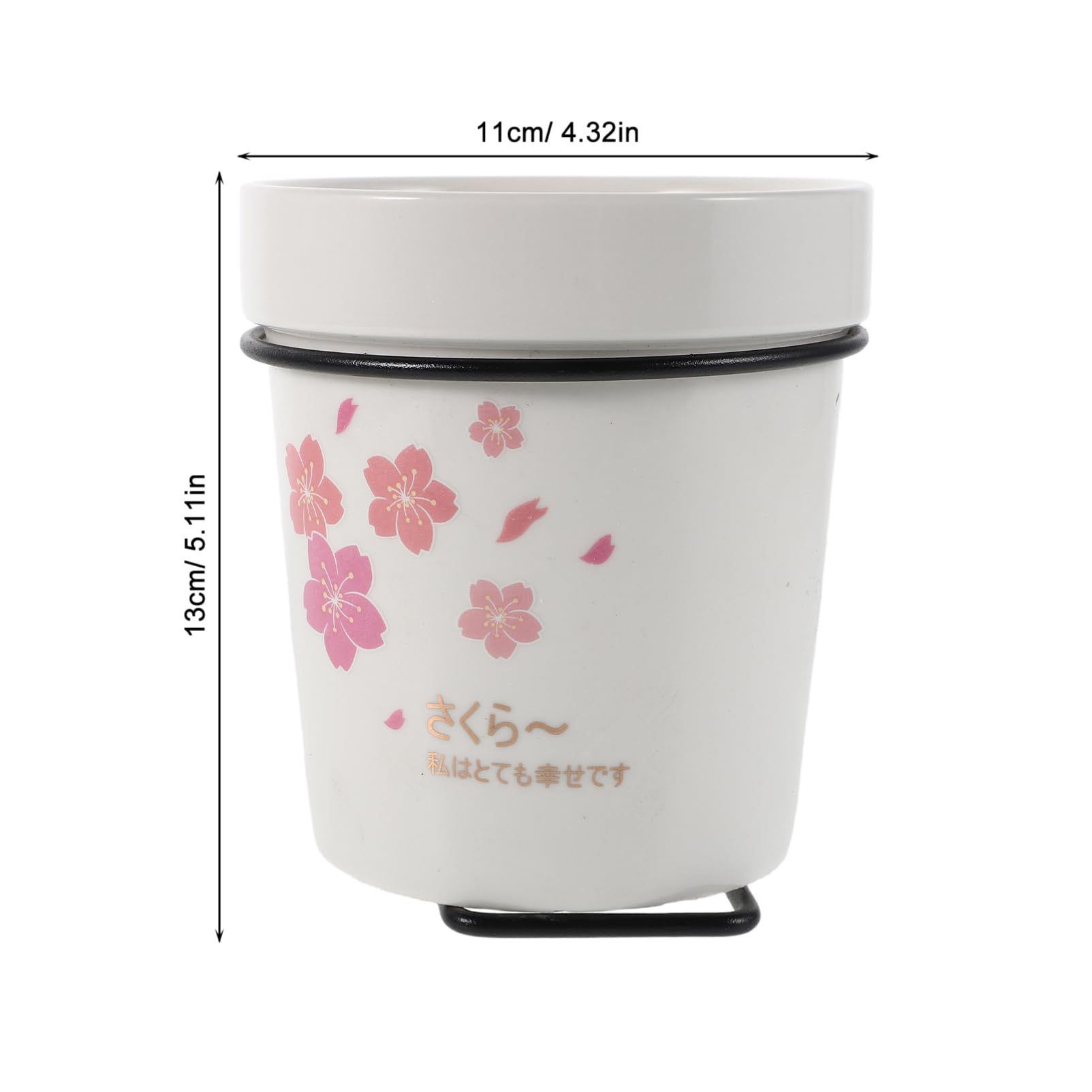 CIYODO Hanging Chopsticks Drain Stand Ceramic Chopstick Container Multifunctional Utensil Storage Basket Wall Mounted Draining Cage for Kitchen Cooking Tool