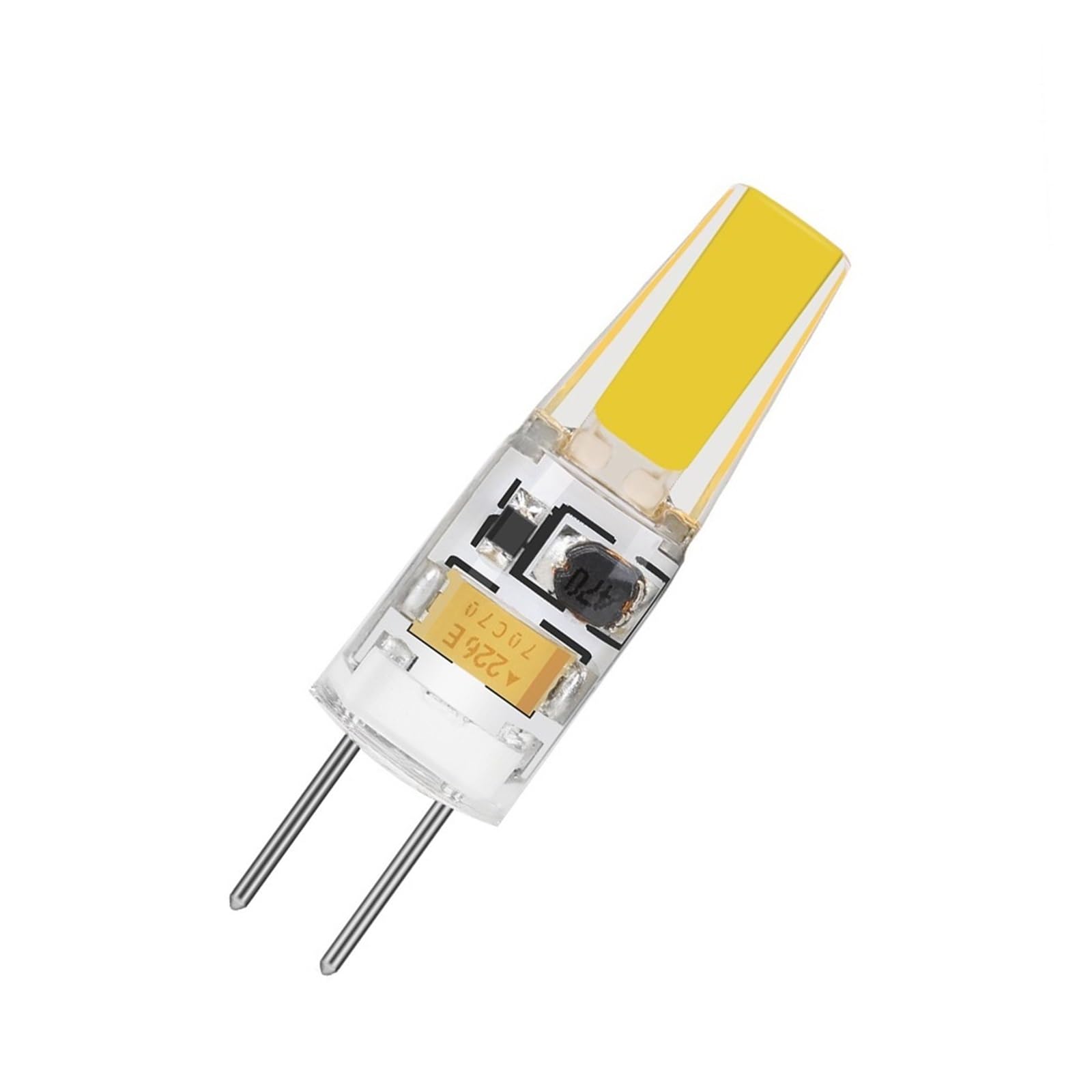 eufeifeiegds 10 stücke Helle G4 220 V 12 2 Watt COB led-lampe for hauptbeleuchtung gold kristall kronleuchter lamparas led(COLD WHITE_NO_AC220V)