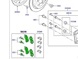 LAND ROVER BRAKE PADS FRONT RANGE ROVER 06-09 RANGE ROVER SPORT 05-09 LR3 NEW FERODO LR019618