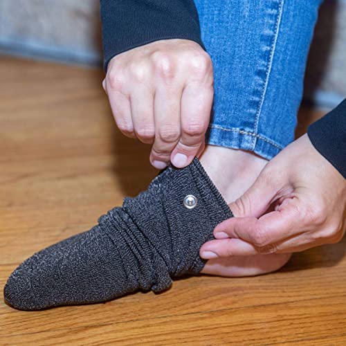 Conductive Grounded Socks 20% Silver Fiber Earthing Socks for Men Women4