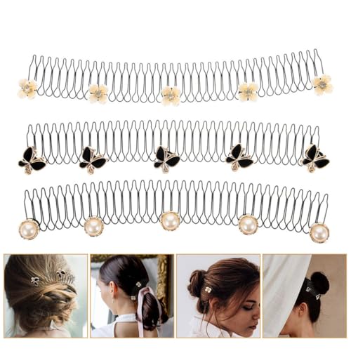 Peines Beaupretty para cabello, 6 unidades, negro miniatura 2