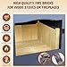 Fire Bricks, FireBrick, High Temperature Insulated Firebricks for Wood Stoves, Fireplaces, Size 9