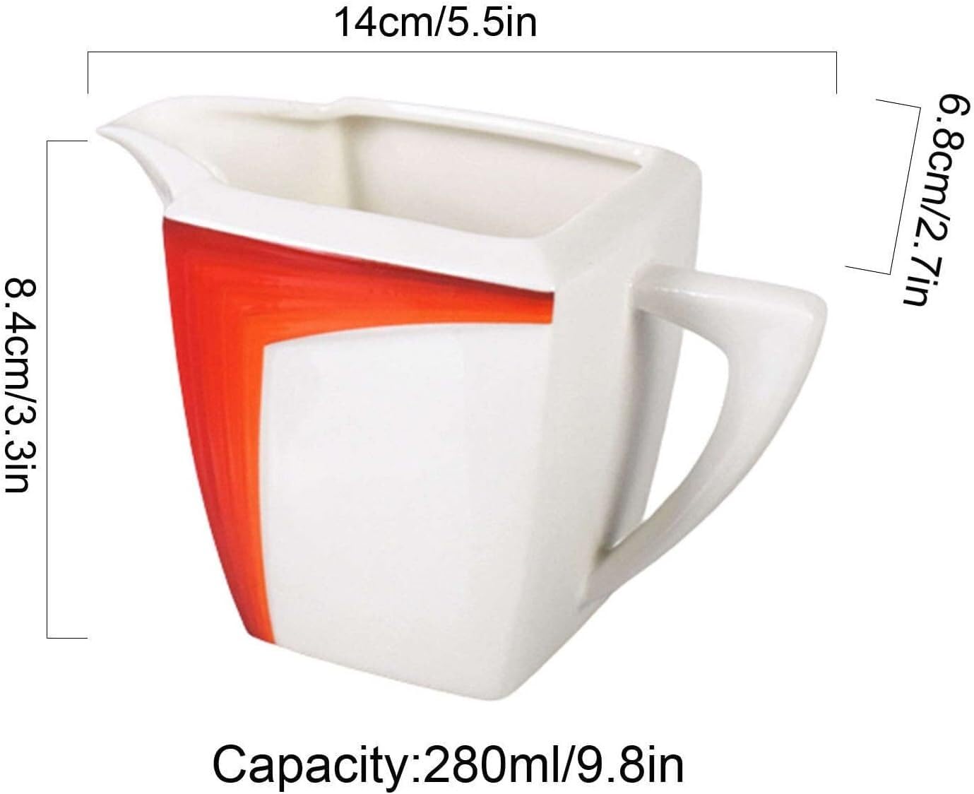 Set di brocca per latte e zuccheriera in ceramica, regalo di nozze, lattiera e zuccheriera per caffè, brocca per crema e zuccheriera