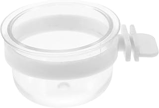 Mipcase Recipiente De Comida Para Papagaio Tigela De Comida Gaiola Acessórios Para Gaiola De Pássaro Alimentador De Pássaros Pendurado Dispensador De Comida Para Pássaros Pequeno Suporte