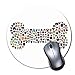 Produktbild 2er-Pack Dickes Gummi-Mauspad in Premium-Qualitt Rundes Mauspad mit weichem Tragekomfort Gaming-Mauspad von ROOMBA-Knochen Hund Cartoon