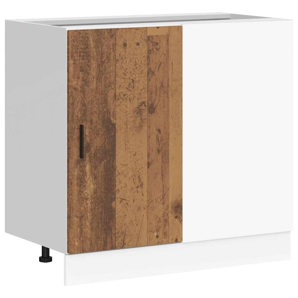 vidaXL Kitchen Base Cabinet Lyon Old Wood Engineered Wood