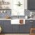 STICKGOO Arabesque Peel and Stick Backsplash, 12”X12” Backsplash Tile for Kitchen Peel and Stick, Self Adhesive Wall Tile Stick on Tiles (Thicker Design, Faux Blue Agate)