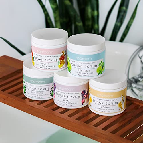 Sparoom S04258 All Natural Aromatherapy Shea Butter And Raw Sugar Hydrating And Exfoliating Body Scrub thumb #4