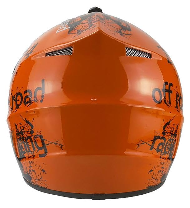 Kinder Crosshelm Racing AHP – Motorradhelm für Kinder, ABS-Schale, robuster Kinderhelm für Downhill, Quad und Motocros