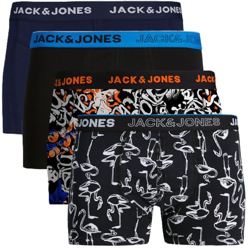 Boxershorts Herren JACK & JONES Herren Boxershorts 4er Pack