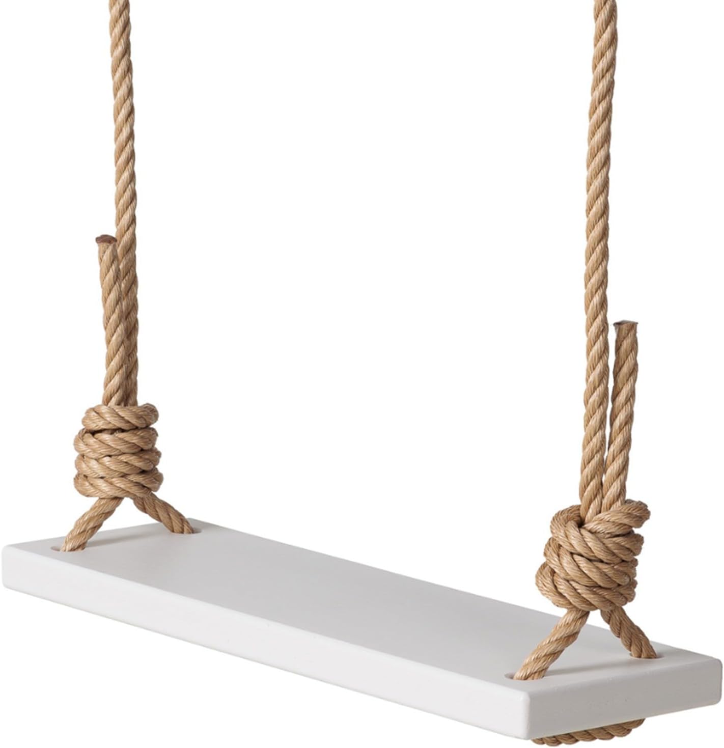 Live Casual Heavy Duty Composite Tree Swing in White