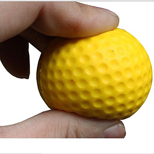 Reekey 200個入り ゴルフ練習ボール ゴルフ 練習用品 (黄色い) 室内でゴルフの練習 5枚目