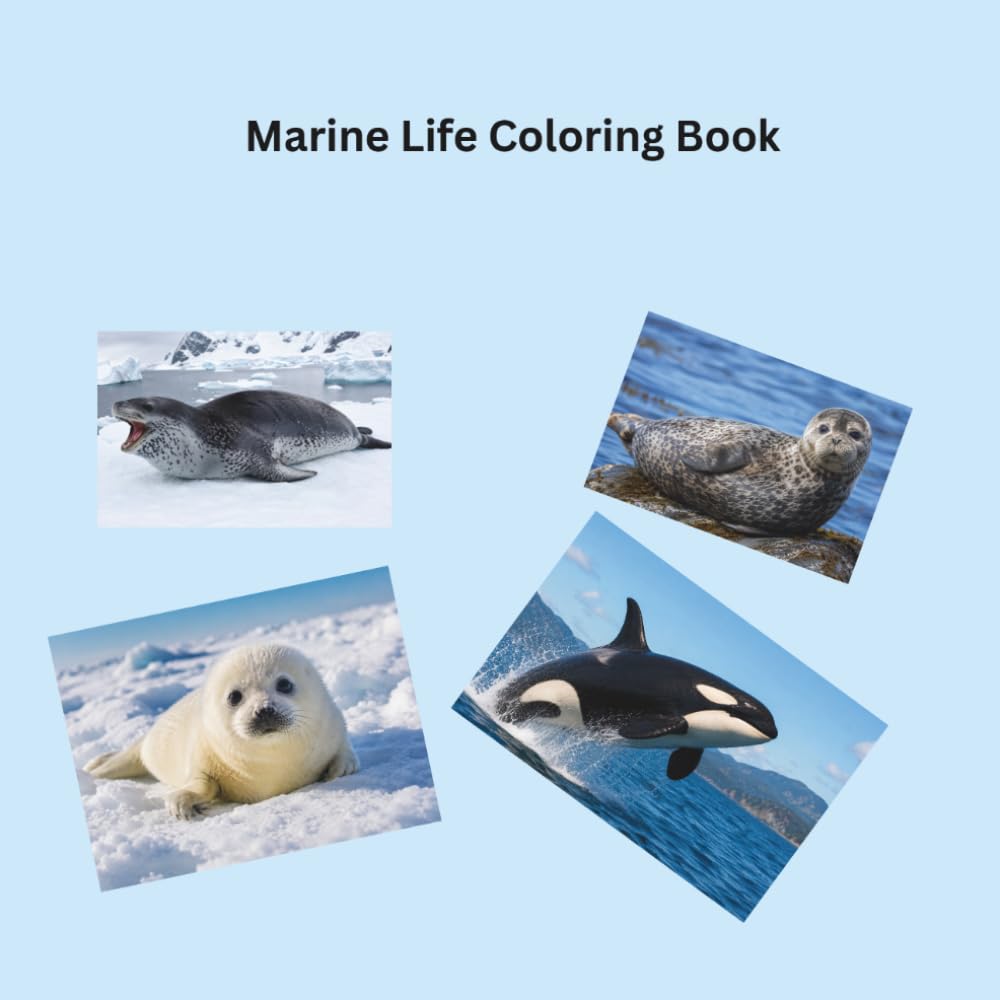 Marine Life Coloring Book: An Ocean Adventure for Relaxation and Creativity