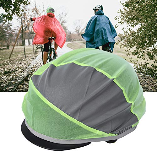 Housse Imperméable Pour Casque Vélo - Avec Bandes Réfléchissantes - Universelle - Protection Pluie Et Vent