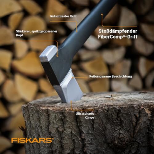 Fiskars X25 Spaltaxt, 71 cm (28 Zoll) – Ansicht 2