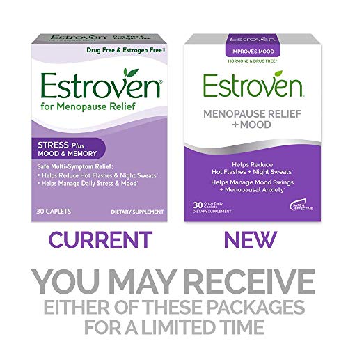 Estroven Stress Plus Mood & Memory Menopause Relief Dietary Supplement