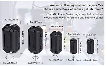 Amazon.com: TOJOIN 20PCS Ferrite Bead Clip on Ferrite Core