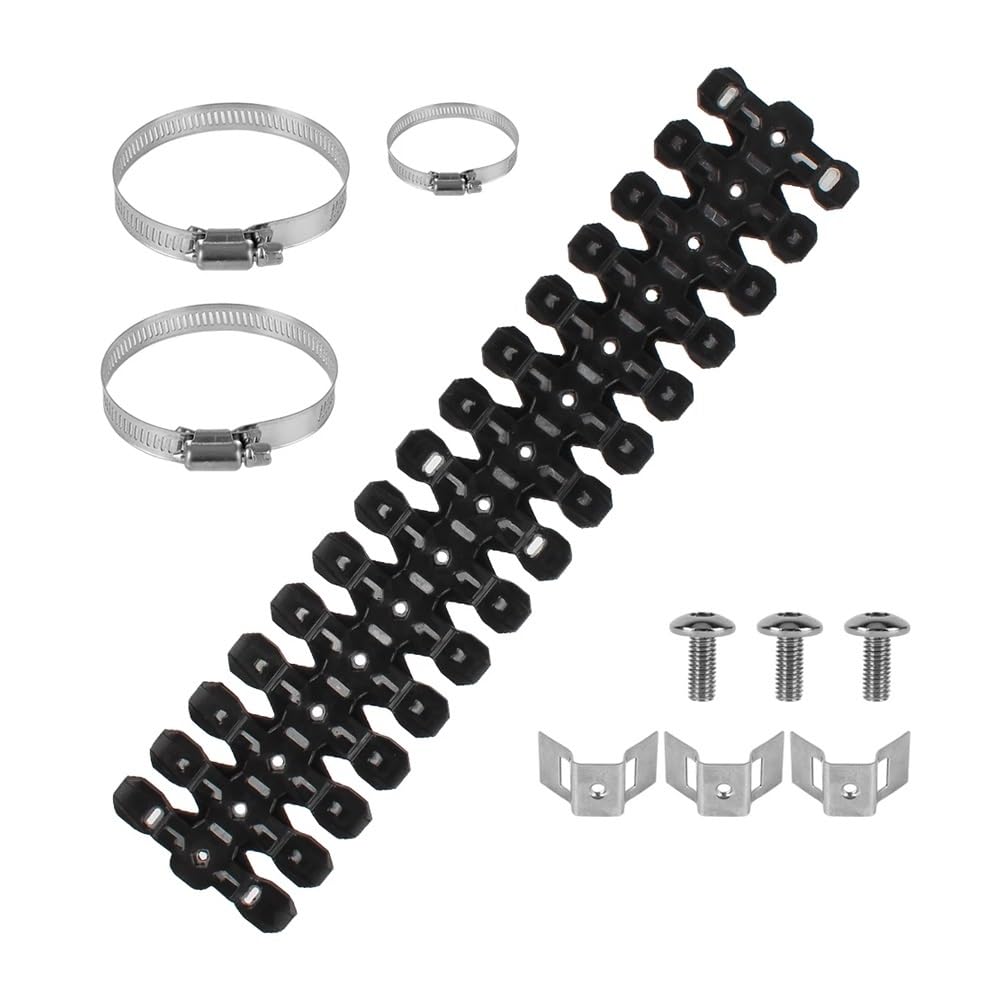 Protector Universal Silenciador Protección contra Calor De Escape para Motocicleta Cubierta De Protección Térmica Modificación De Tubos De 2 Tiempos Protección Tubo Escape
