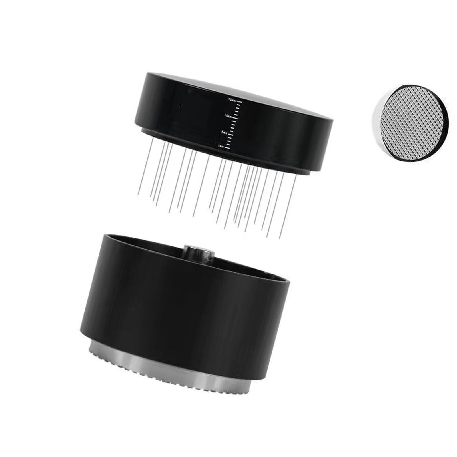 PLCPDM Premium Italian Styles Espressos Tamper with Nonslip Grip Coffee Distribution Tool for Cafes Coffee At Homes Ergonomic Press