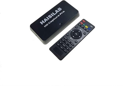 HAISILAB - Tarjeta de captura de vídeo USB HDMI 1080P60 para Xbox PS4 DVD DVB webcast vídeo transmisión en vivo videoconferencia HDMIYPbPr a USB