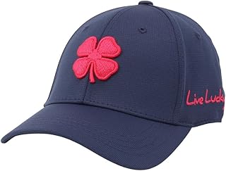 New Live Lucky Spring Luck Navy/Pink Large/Extra Large Golf Hat/Cap, Blue