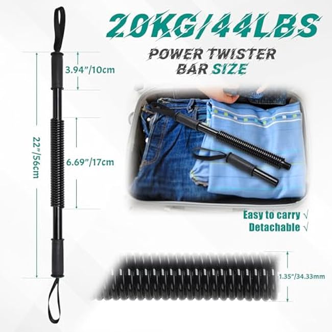 Power Twister Bar for Arm Upper Body Strength Training