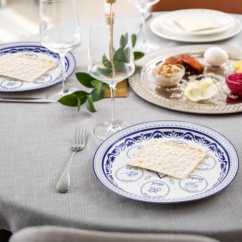 FillTouch 30 Pcs Passover Seder Plates 9" Paper Seder Plates for Dinner Pesach Tableware Party Supplies Passover Decorations (Renaissance Style) by FillTouch - Image 4