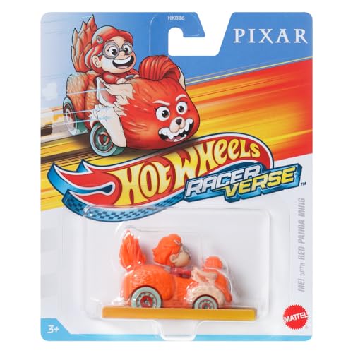 Hot Wheels RacerVerse Mei con Panda Rojo 1:64 miniatura 5