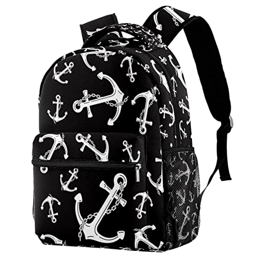 Mochila para portátil grande unisex con patrones de anclaje de viaje