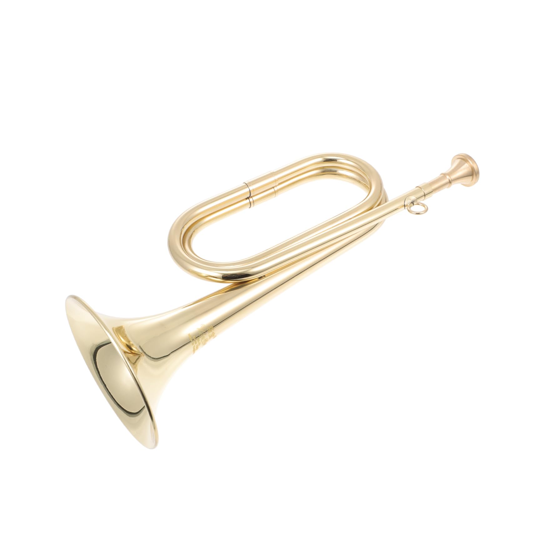 Tromba in Ottone Color Oro Design Creativo, Strumento Musicale Educativo per Ragazzi, per Principianti e Suoni D'orchestra