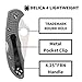Spyderco Delica 4 Lightweight Signature Knife with 2.90