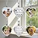 QYH Personalized Pet Ashes Necklace with Custom Photo and Engraving, Heart Shaped Urn Pendant, Cremation Jewelry Memorial Gift for Dogs and Cats (Dog Urm)