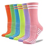 FUNDENCY 6 Pack Women Ankle Athletic Socks Low Cut Breathable Running Tab Socks with Cushion Sole