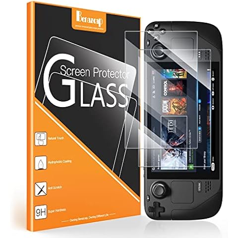 Protector Pantalla para Steam Deck 2021, Vidrio Templado 9H Dureza [2 Piezas] Cover