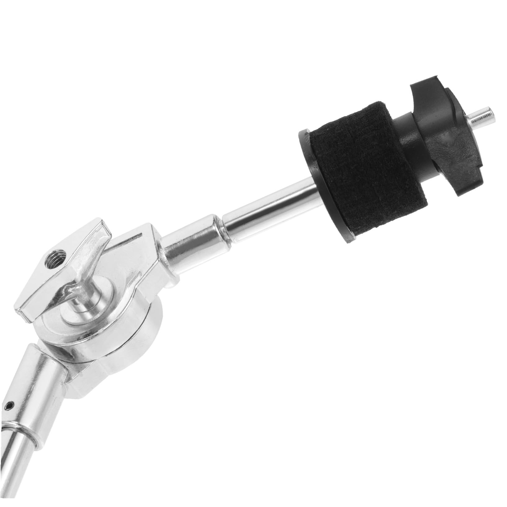 Alipis Soporte para Platillos Ajustable de Aleación Plata Brazo Articulado Fácil de Instalar para Kits de Batería y Accesorios de Percusión